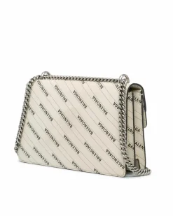 Cross-Body Bags*Gucci Preloved Horsebit 1955 Beige Balenciaga Logo Shoulder Bag White
