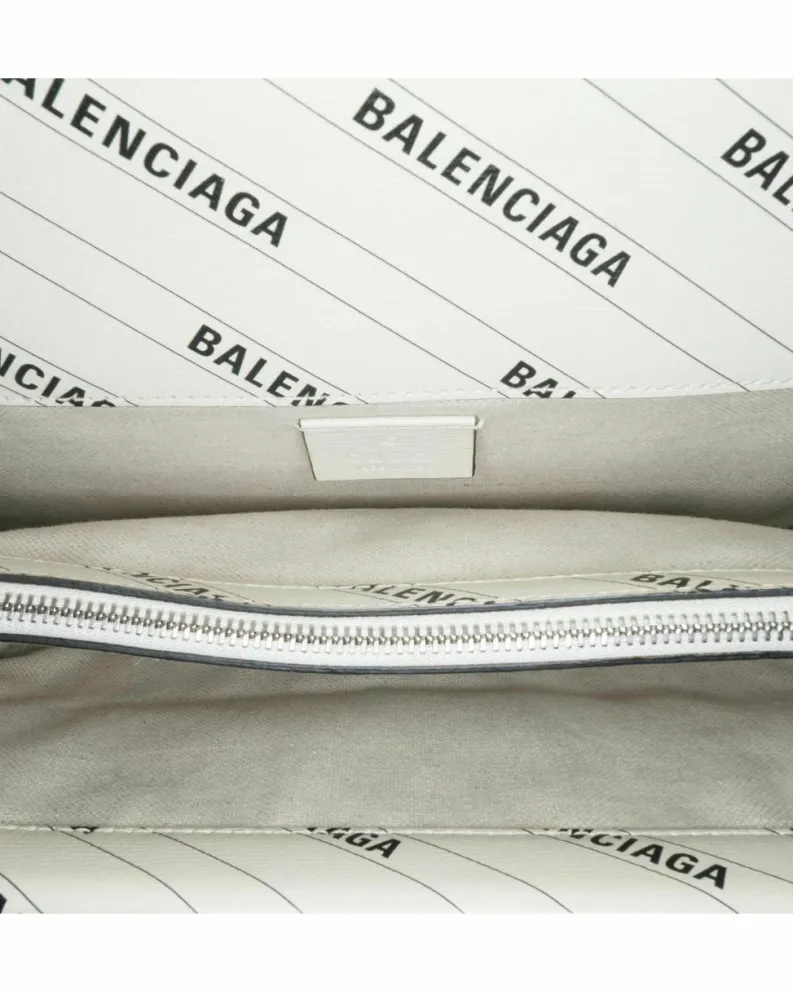 Cross-Body Bags*Gucci Preloved Horsebit 1955 Beige Balenciaga Logo Shoulder Bag White