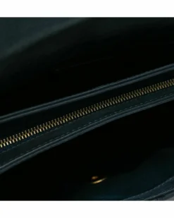 Cross-Body Bags*Chanel Preloved Iridescent Calfskin Crossbody Bag with Chain Strap and Turn Blue