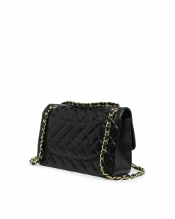 Shoulder Bags*Chanel Preloved Jumbo Classic Double Flap Quilted Lambskin Shoulder Bag with Black