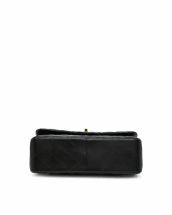Shoulder Bags*Chanel Preloved Jumbo Classic Double Flap Quilted Lambskin Shoulder Bag with Black