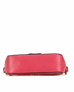 Cross-Body Bags*Miu Miu Preloved Leather Sound Lock Crossbody with Adjustable Strap and Pink