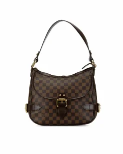 Shoulder Bags*Louis Vuitton Preloved Manhattan GM Damier Ebene Coated Canvas Shoulder Bag Brown