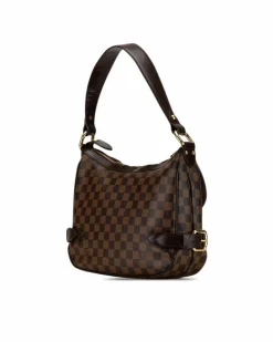 Shoulder Bags*Louis Vuitton Preloved Manhattan GM Damier Ebene Coated Canvas Shoulder Bag Brown