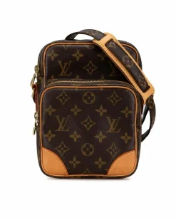 Cross-Body Bags*Louis Vuitton Preloved Marcel Crossbody Bag Brown