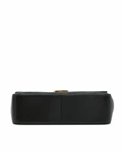 Cross-Body Bags*Saint Laurent Preloved Medium Chevron Quilted Lambskin Crossbody Bag with Chain Black