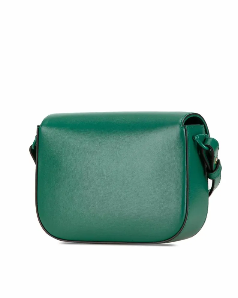Cross-Body Bags*Gucci Preloved Mini Horsebit 1955 Crossbody Bag with Detachable Strap Green