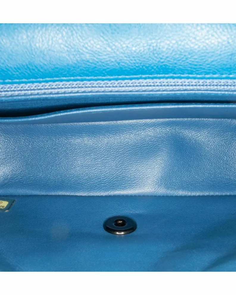 Cross-Body Bags*Chanel Preloved Mini Rectangular Classic Lambskin Crossbody Bag Blue