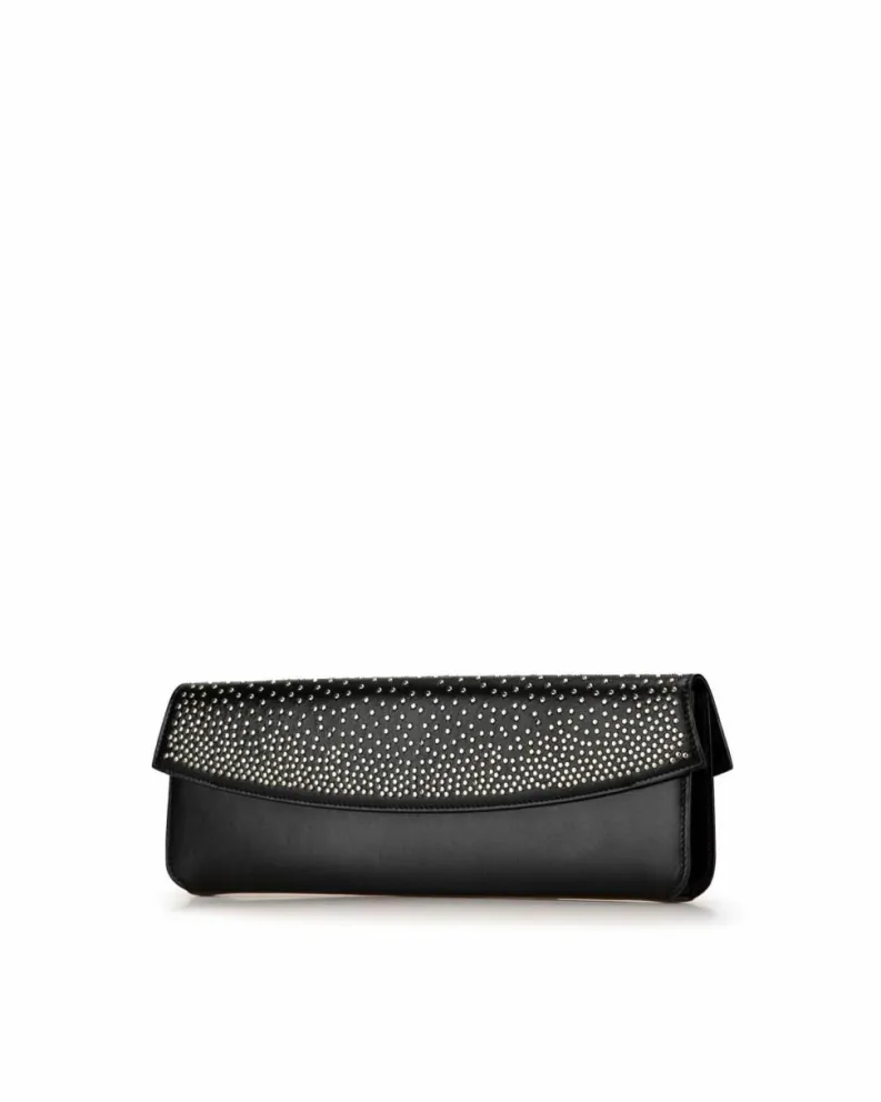Clutch Bags*Celine Preloved Mini Studded Clutch in Black