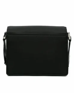 Shoulder Bags*Marni Preloved Mini Trunk Shoulder Bag with Leather Trim and Push-Lock Black