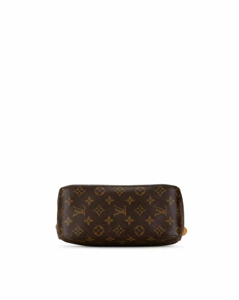 Shoulder Bags*Louis Vuitton Preloved Monogram Canvas Pochette Shoulder Bag Brown
