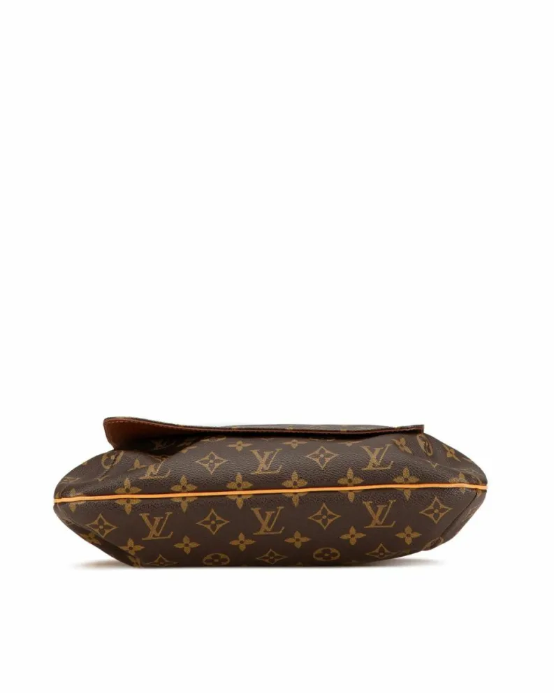 Shoulder Bags*Louis Vuitton Preloved Monogram Canvas Musette Salsa Shoulder Bag with Adjustable Brown