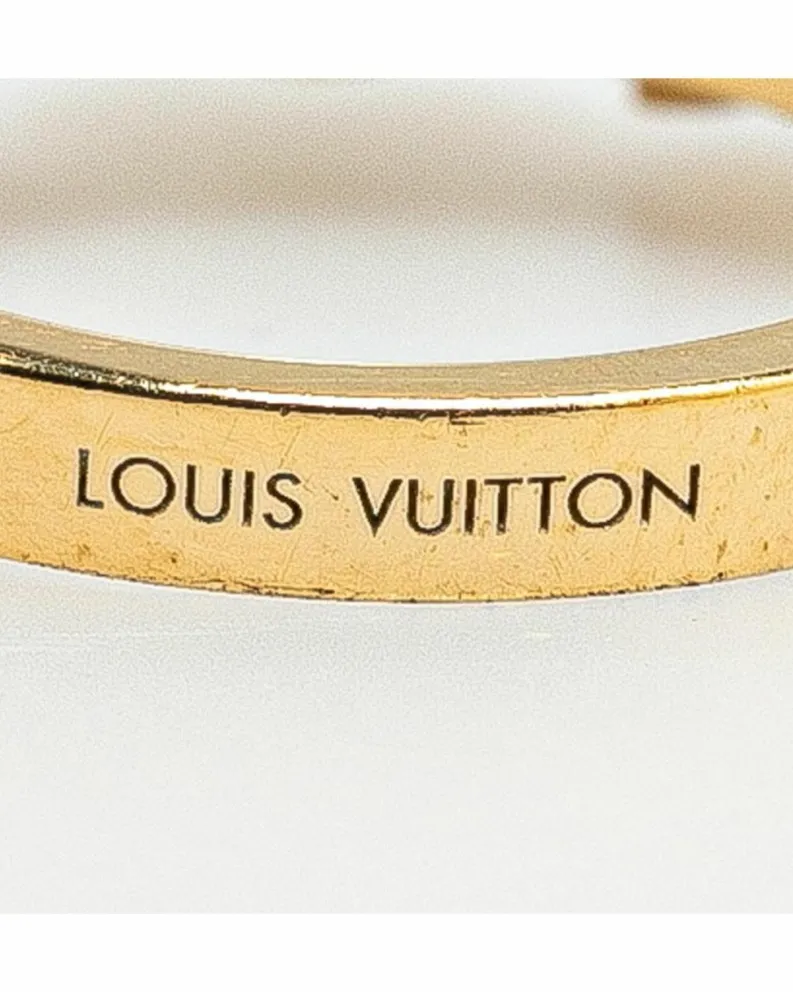 Rings*Louis Vuitton Preloved Monogram Pearl Ring Gold