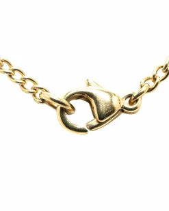 Necklaces*Chanel Preloved Mushroom Pendant Necklace in Gold