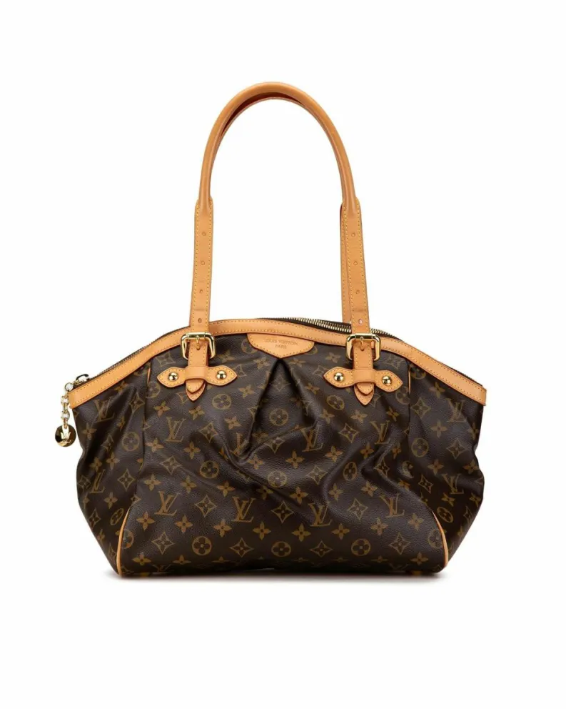 Shoulder Bags*Louis Vuitton Preloved Papillon 30 Monogram Canvas Shoulder Bag Brown