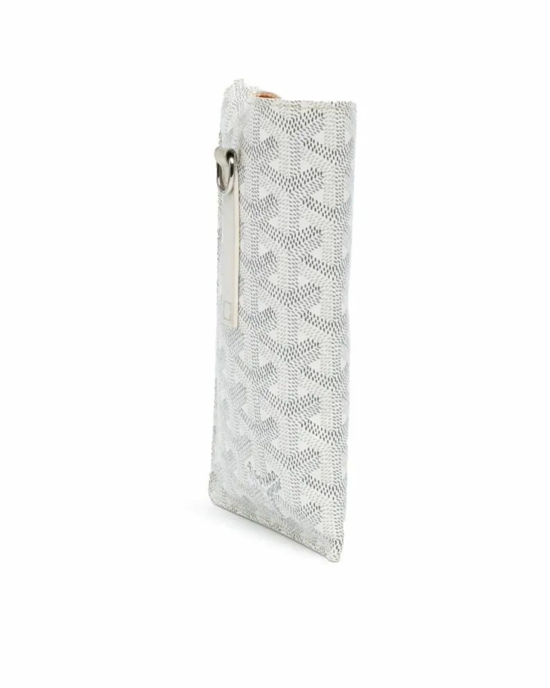 Phone Cases*Goyard Preloved Phone Case in ine White