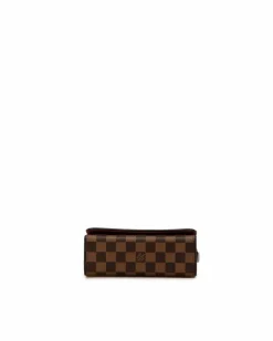 Shoulder Bags*Louis Vuitton Preloved Pochette Accessoires Damier Ebene Canvas Shoulder Bag Brown