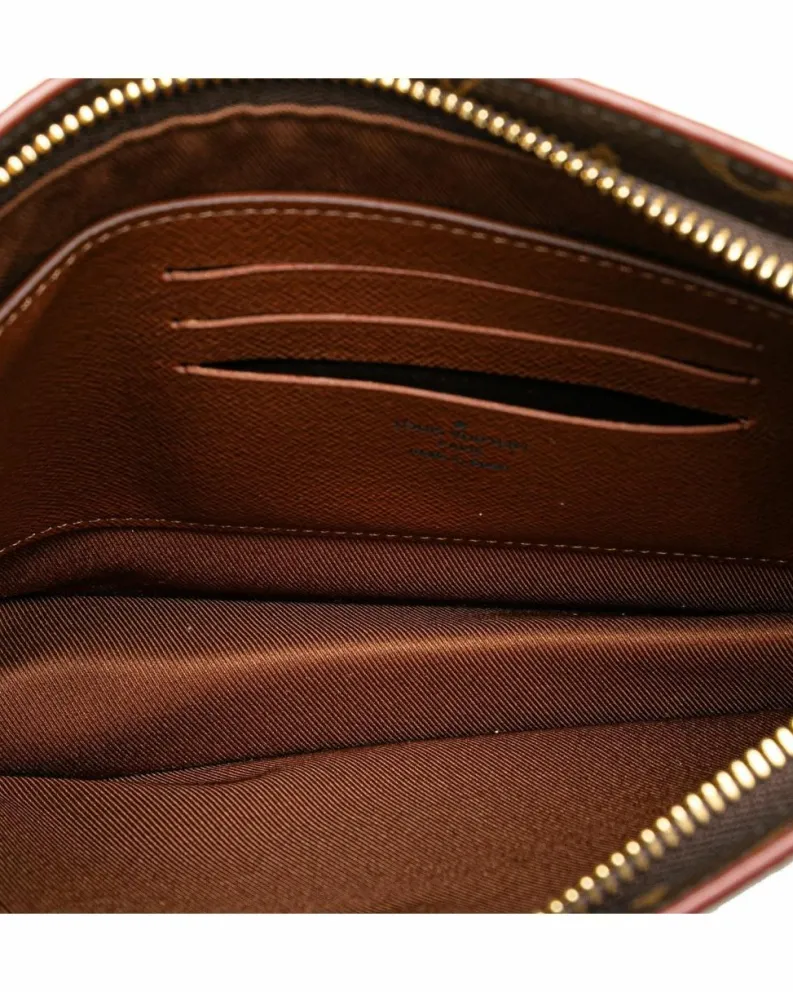 Clutch Bags*Louis Vuitton Preloved Pochette Metis Monogram Clutch Bag F0ARSM131Q85DB89 Brown