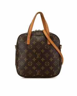 Shoulder Bags*Louis Vuitton Preloved Pochette Metis Monogram Shoulder Bag Brown