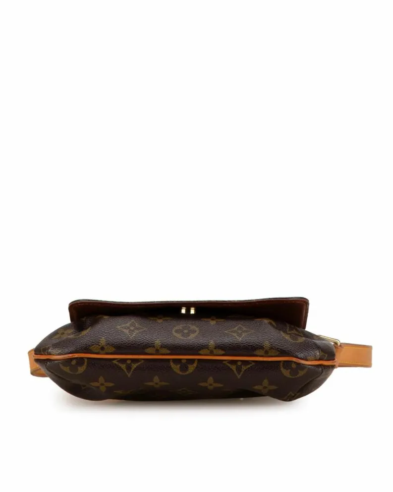 Shoulder Bags*Louis Vuitton Preloved Pochette Monogram Shoulder Bag Brown