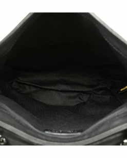 Cross-Body Bags*Chanel Preloved Quilted Calfskin Double Stitch Crossbody with Leather Woven Black