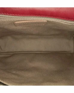 Shoulder Bags*Chanel Preloved Quilted Lambskin Single Flap Shoulder Bag with Chain Straps Red