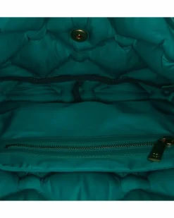 Shoulder Bags*Chanel Preloved Quilted Leather Shoulder Bag with Chain Straps and Twist-Lock Blue