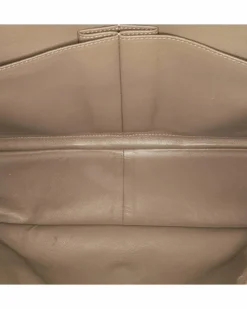 Shoulder Bags*Chanel Preloved Quilted Leather Double Flap Shoulder Bag with Chain Straps Brown