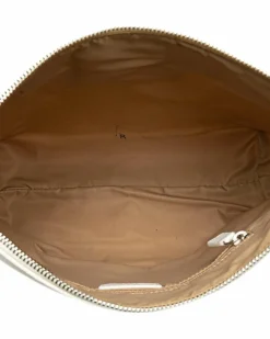 Cross-Body Bags*Dior Preloved Saddle Bag White Canvas Leather Crossbody Brown