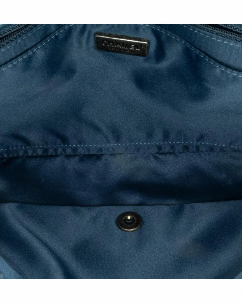 Shoulder Bags*Chanel Preloved Sequin Embellished Flap Shoulder Bag with Chain Straps and CC Blue