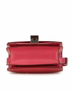 Cross-Body Bags*Celine Preloved Small Calfskin Classic Box Crossbody Bag with Interior Slip Pink