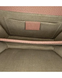 Cross-Body Bags*Gucci Preloved Small Calfskin Interlocking G Crossbody Bag with Chain Strap Pink