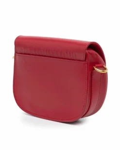 Cross-Body Bags*Dior Preloved Small Leather Crossbody Bag with Adjustable Strap Red