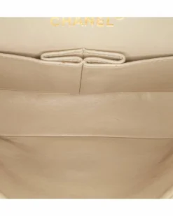 Shoulder Bags*Chanel Preloved Small Quilted Lambskin Double Flap Shoulder Bag with Chain Brown