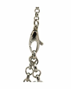 Necklaces*Gucci Preloved Sterling G Pendant Necklace with Spring Ring Closure Silver