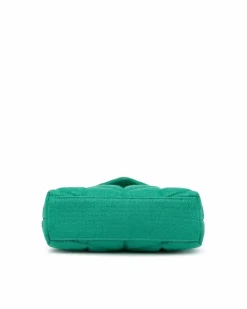 Cross-Body Bags*Saint Laurent Preloved Sunset Quilted Chain Wallet on Chain Crossbody Bag - Green