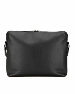 Cross-Body Bags*Louis Vuitton Preloved Taiga Leather Crossbody Bag with Adjustable Strap and Black