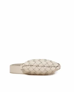 Cross-Body Bags*Bottega Veneta Preloved The Pouch Crossbody Bag in Natural Leather White