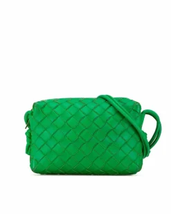 Cross-Body Bags*Bottega Veneta Preloved The Pouch Crossbody Bag in Green