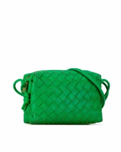 Cross-Body Bags*Bottega Veneta Preloved The Pouch Crossbody Bag in Green