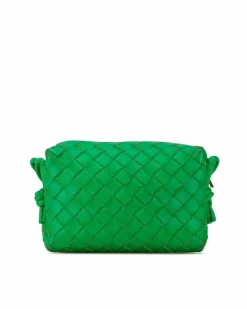 Cross-Body Bags*Bottega Veneta Preloved The Pouch Crossbody Bag in Green