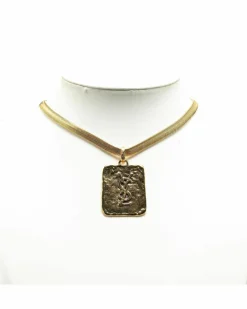 Necklaces*Yves Saint Laurent Preloved YSL Chain Necklace in Gold