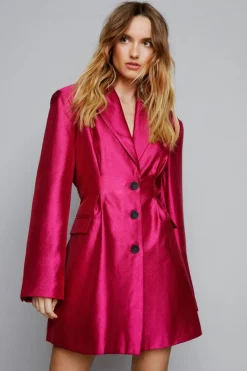 Blazer Dresses*NastyGal Premium Tailored Blazer Dress pink