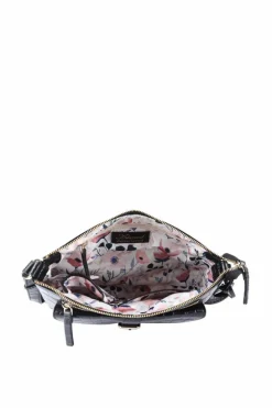 Shoulder Bags|Handbags*Ashwood Leather Pretty' Croc Embossed Leather Shoulder Bag Black