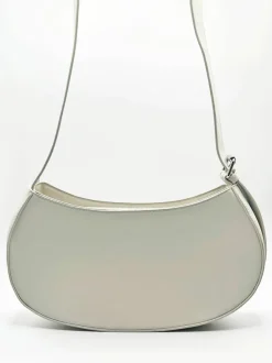 Shoulder Bags*SVNX PU Leather Saddle Bag Stone