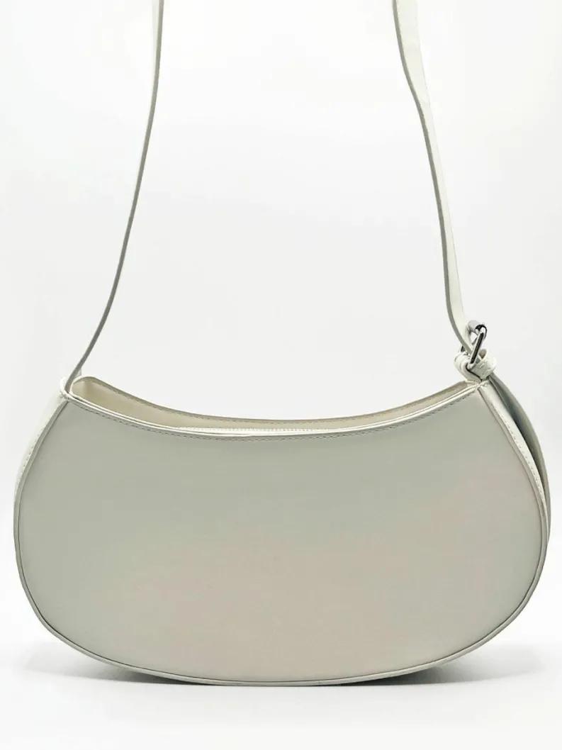 Shoulder Bags*SVNX PU Leather Saddle Bag Stone