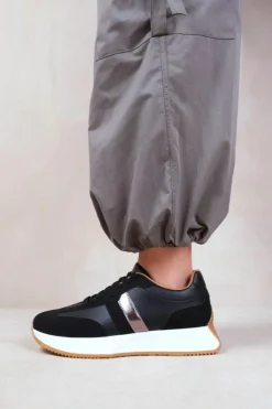 Trainers*Where's That From Pulse' Runner Sneakers Trainers Black