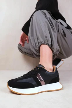 Trainers*Where's That From Pulse' Runner Sneakers Trainers Black