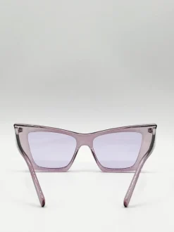 Sunglasses*SVNX Oversized Cateye Sunglasses Purple