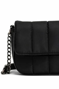 Cross-Body Bags|Handbags*My Accessories London Quilted Nylon Padded Crossbody Black